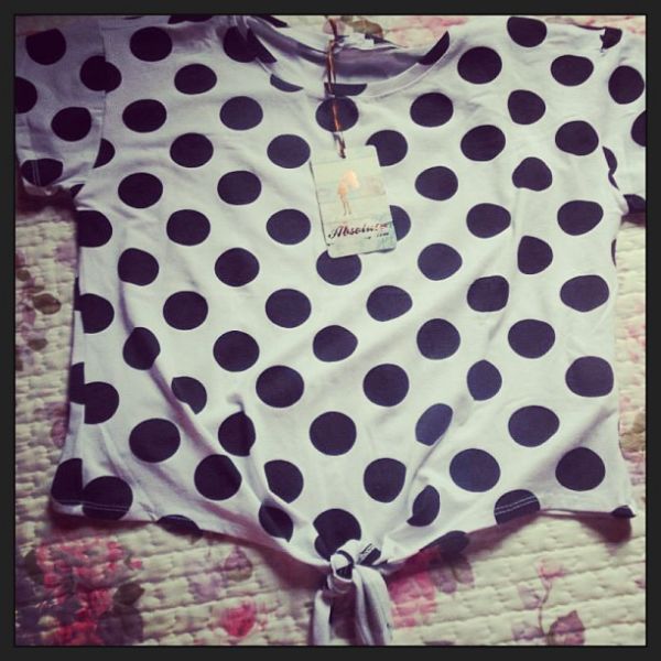Blusa de bolinhas