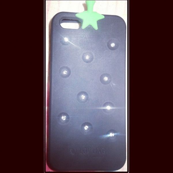 Case moranguinho com strass